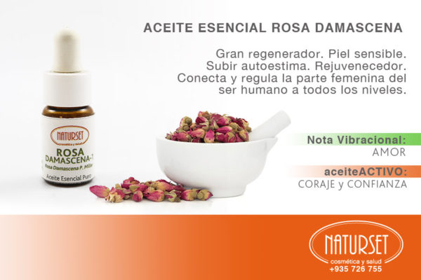 Aceite Esencial Rosa Damascena, de NATURSET