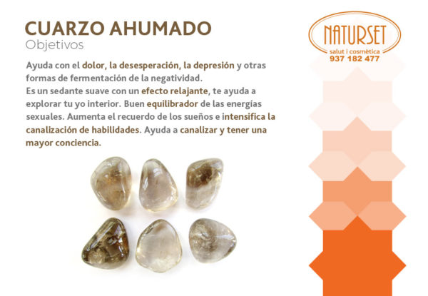 Cuarzo Ahumado - Cristales y piedras de Naturset Salut i Cosmètica