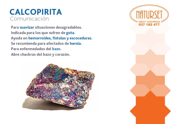 Calcopirita- Cristales y Piedras de NATURSET